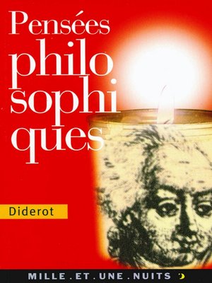 cover image of Pensées philosophiques